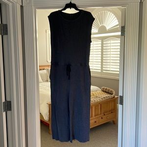 Eileen Fisher sleeveless jumpsuit.